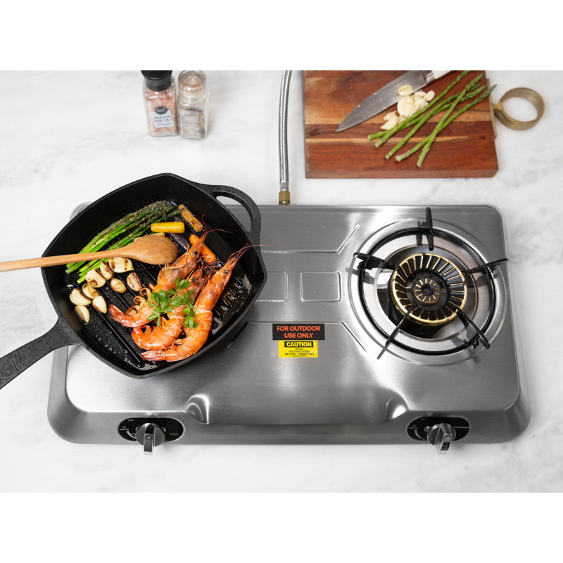 XtremepowerUS 2-Burner Propane Outdoor Stove & Reviews | Wayfair